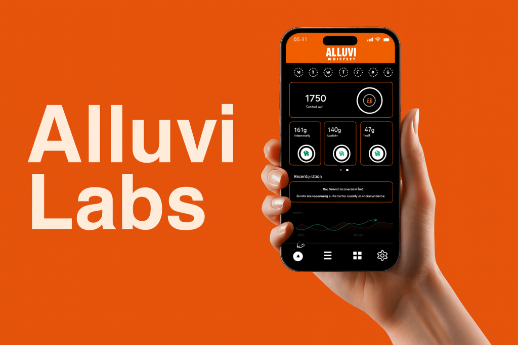 Alluvi laboratory branding