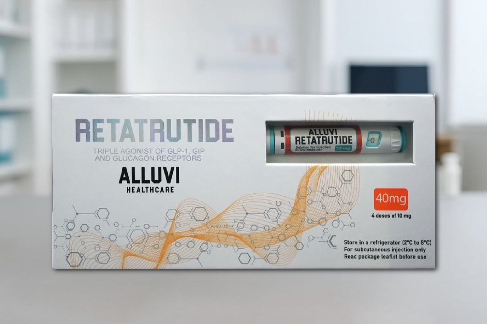 Alluvi Retatrutide 40mg research product bundle