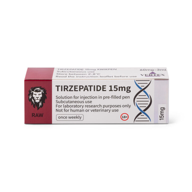 Tirzepatide 15mg Raw Peptide (R&D Only)